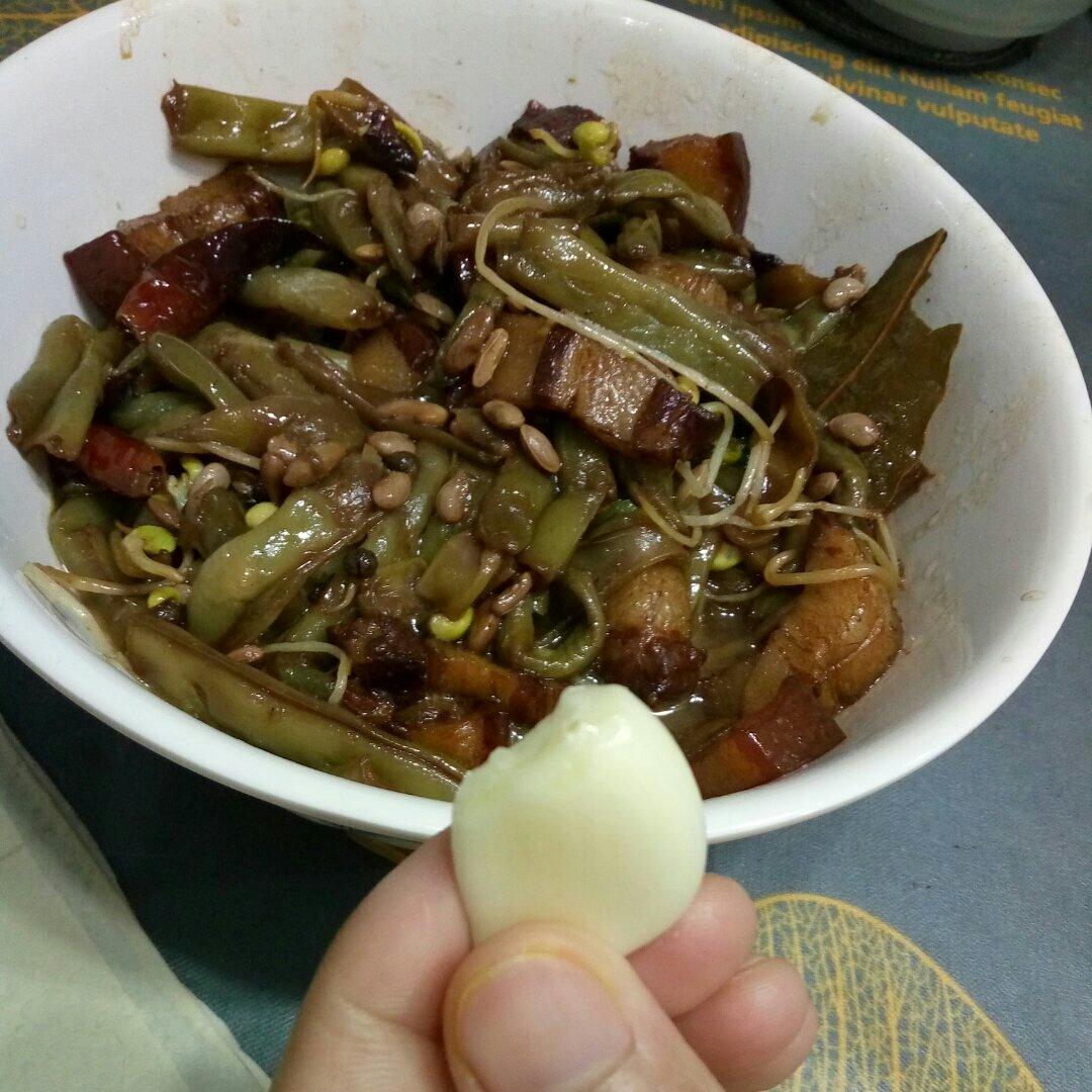 红烧肉炖豆角（绝对下饭）
