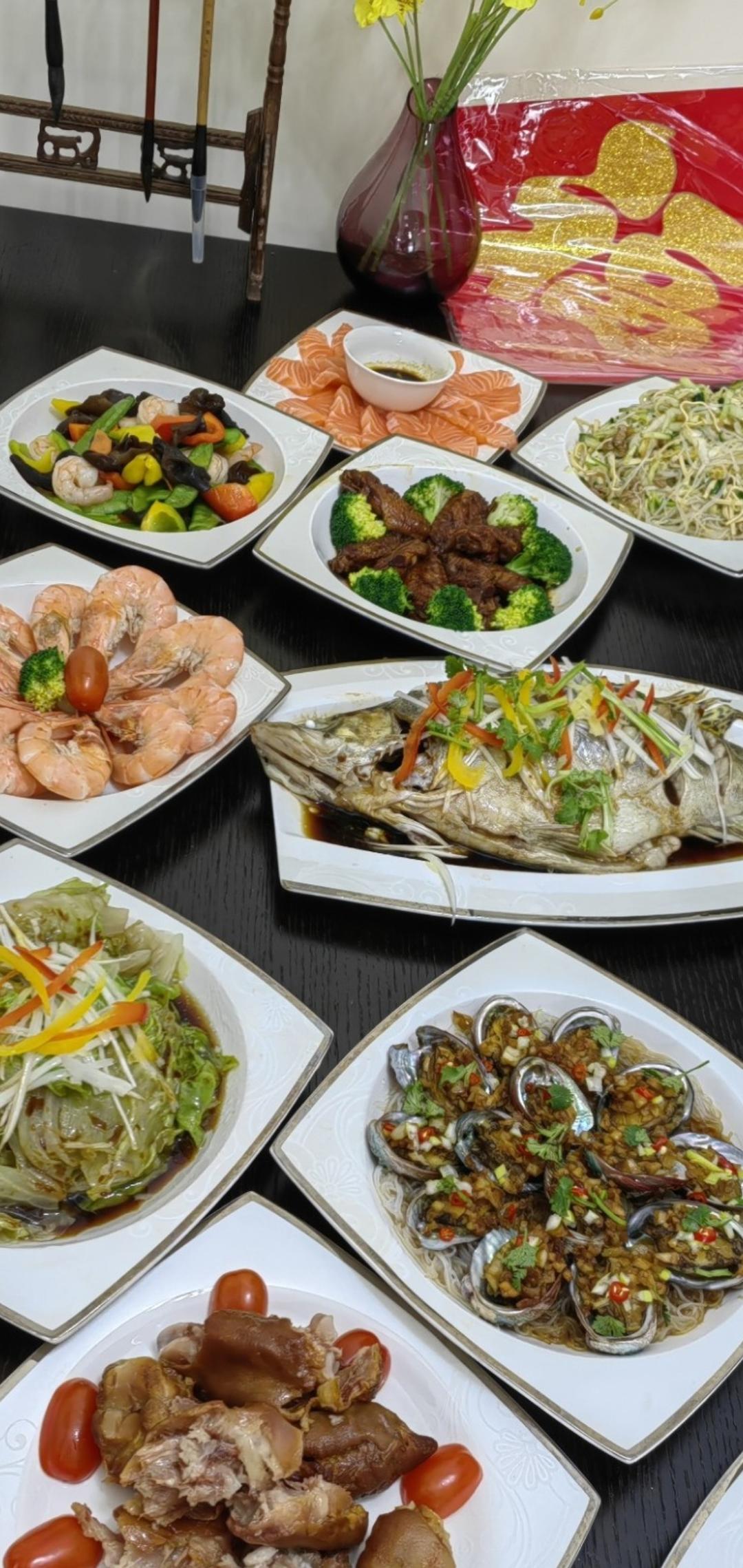 2019年夜饭菜单