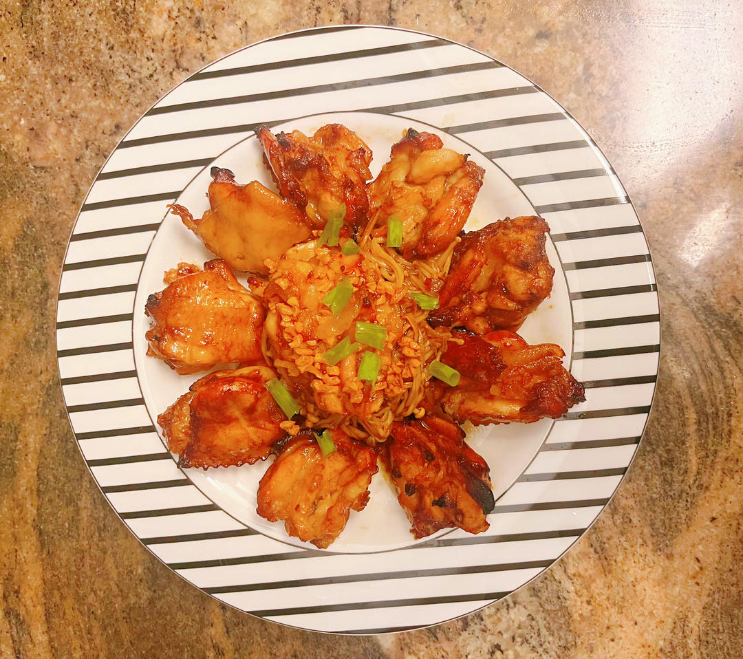 鸡翅包虾滑