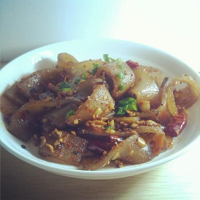 腐乳辣炒苕皮的做法