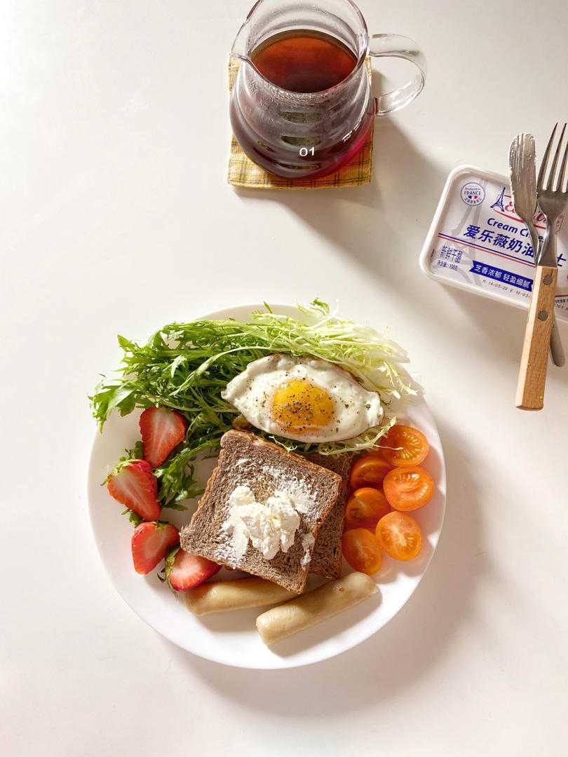 法式brunch盘，简单有颜