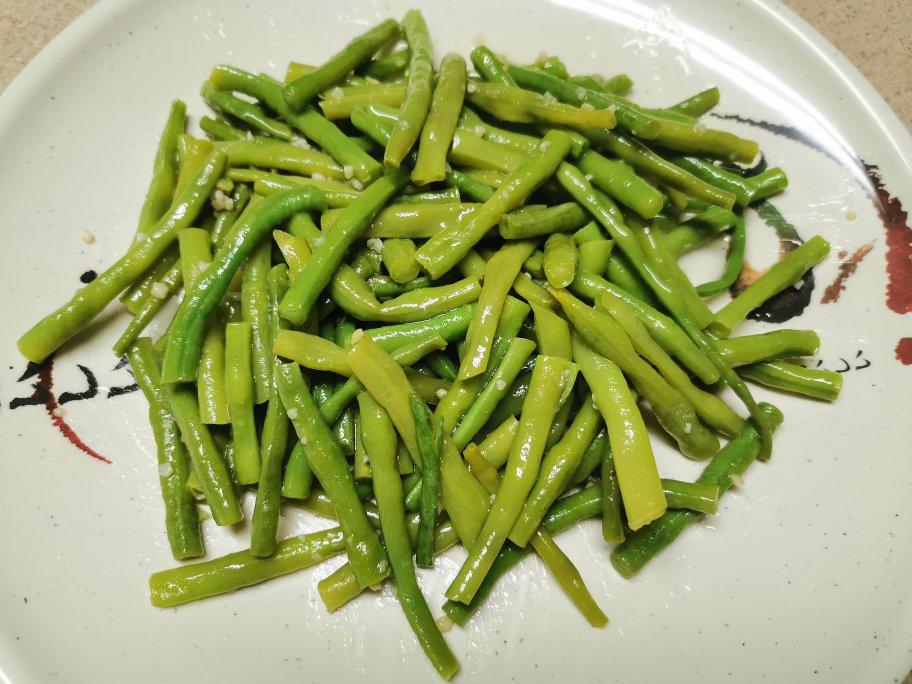 健康少油蒜泥拌长豆（豇豆）