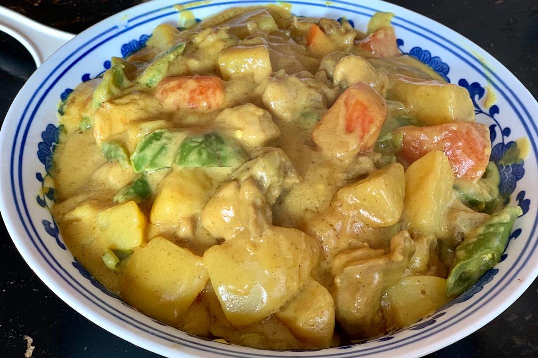 咖喱土豆鸡块