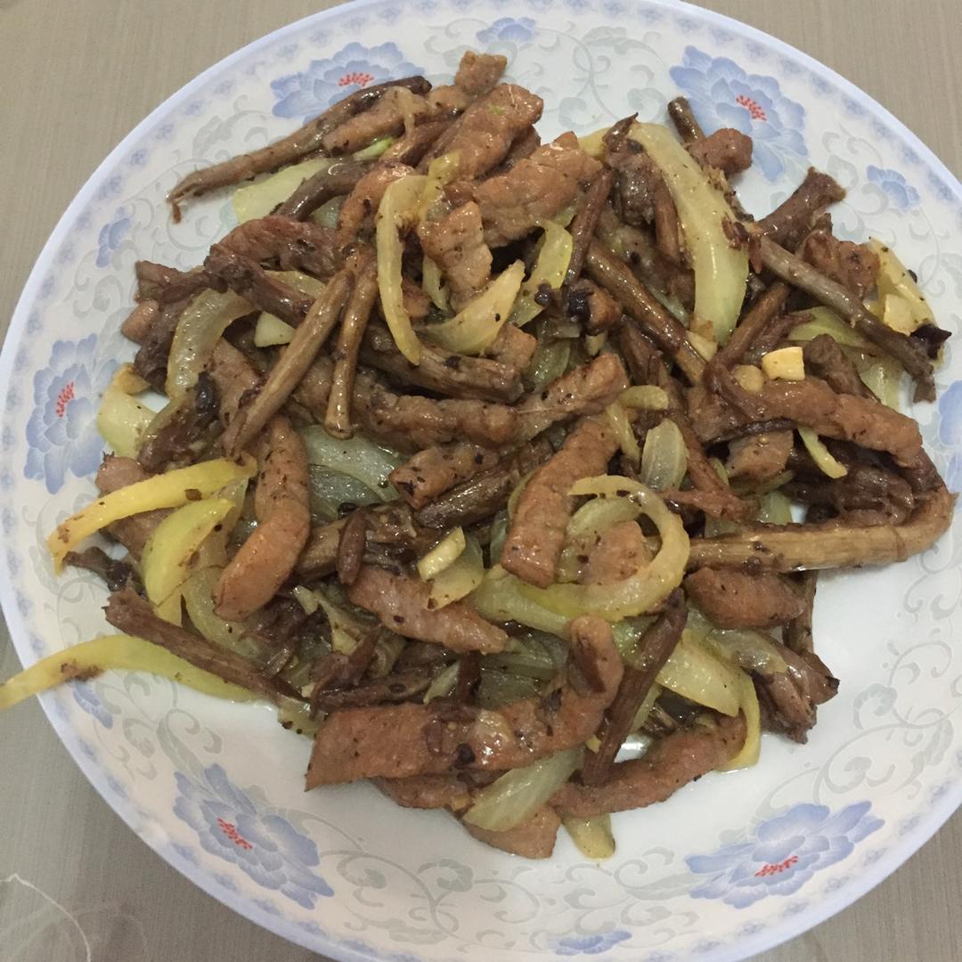 茶树菇牛柳