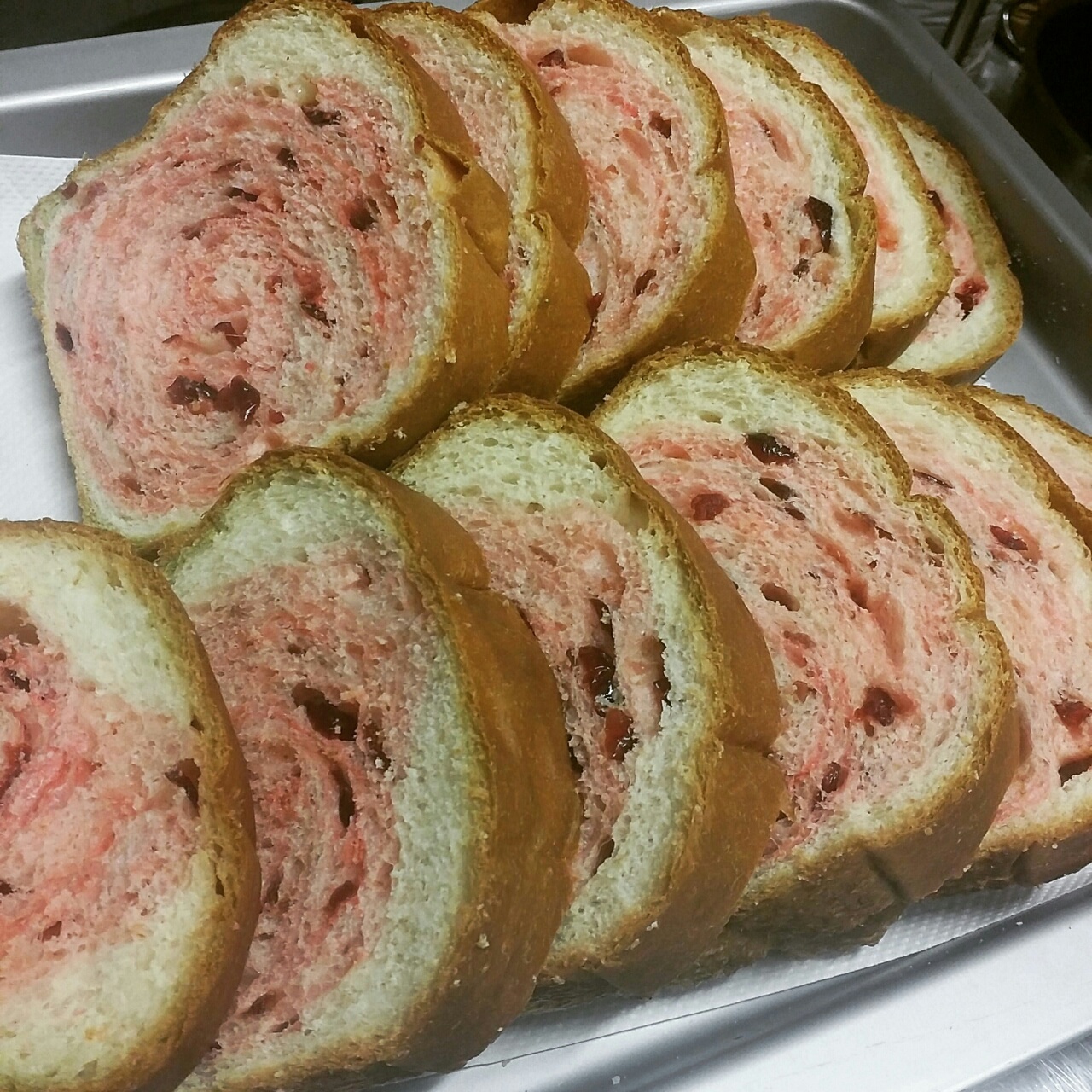 西瓜吐司(中种北海道吐司)