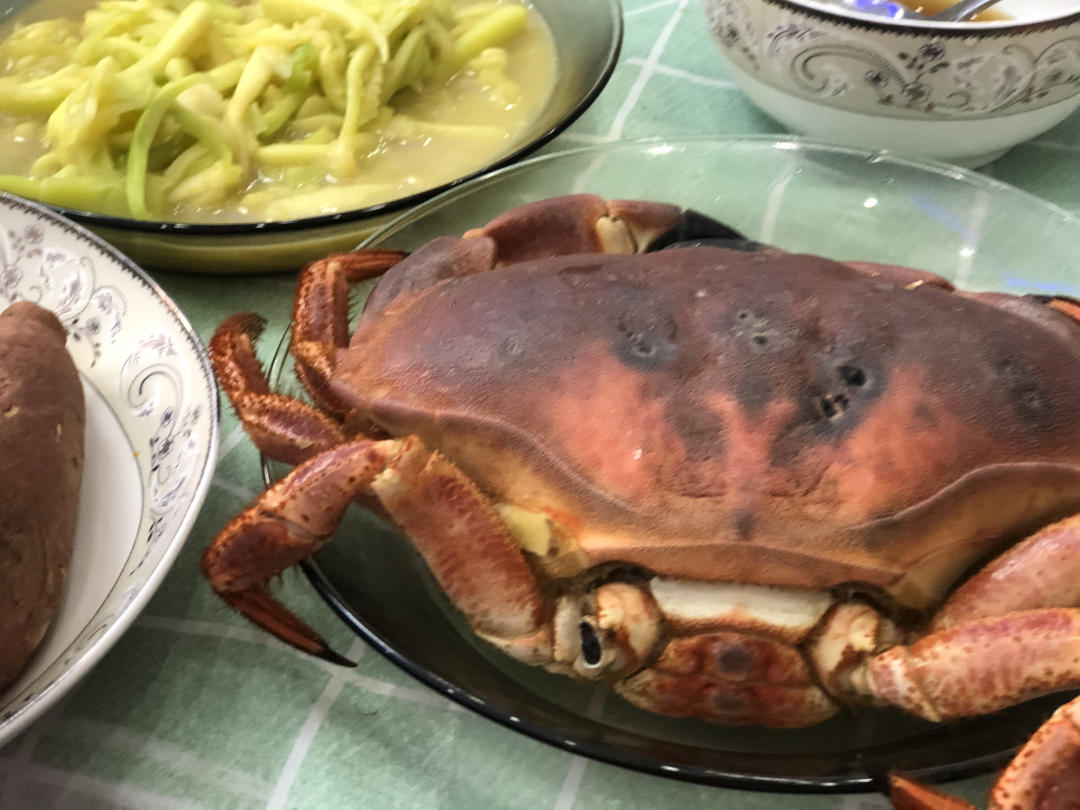 最美年夜饭—清蒸大面包蟹🦀️（红红火火过大年）