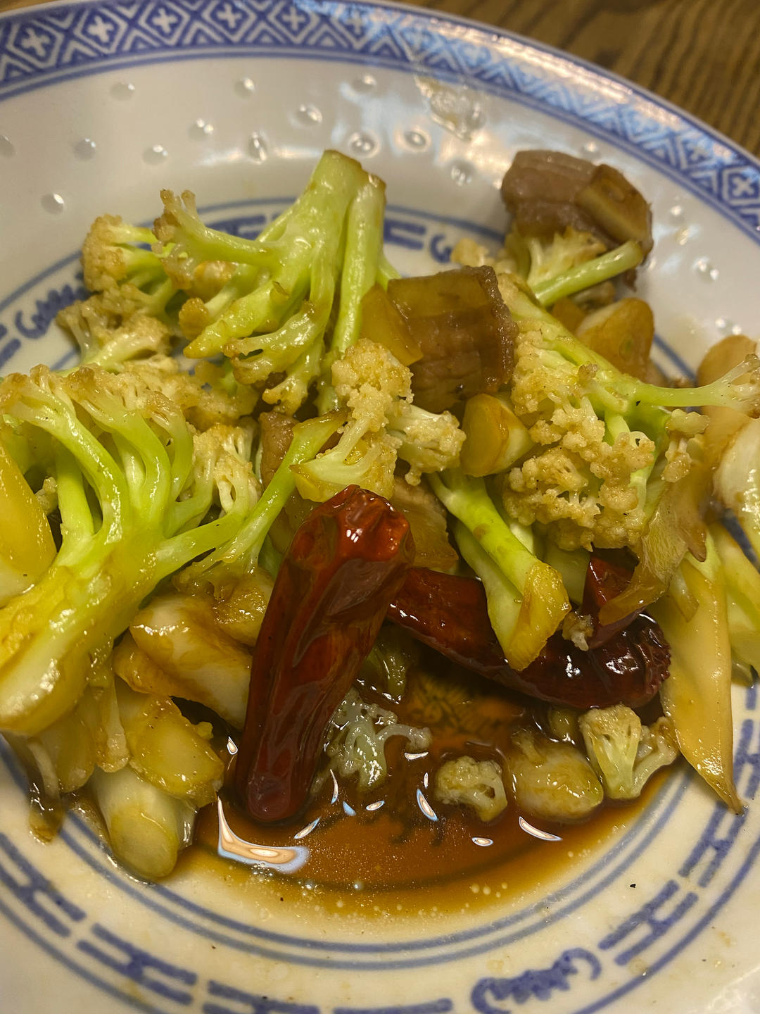老丁的私房菜-干锅花菜