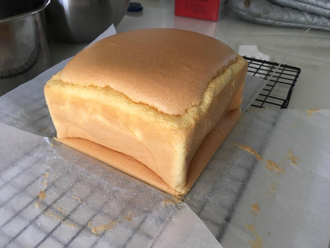 7寸方形戚风蛋糕（自用备份，低糖版）