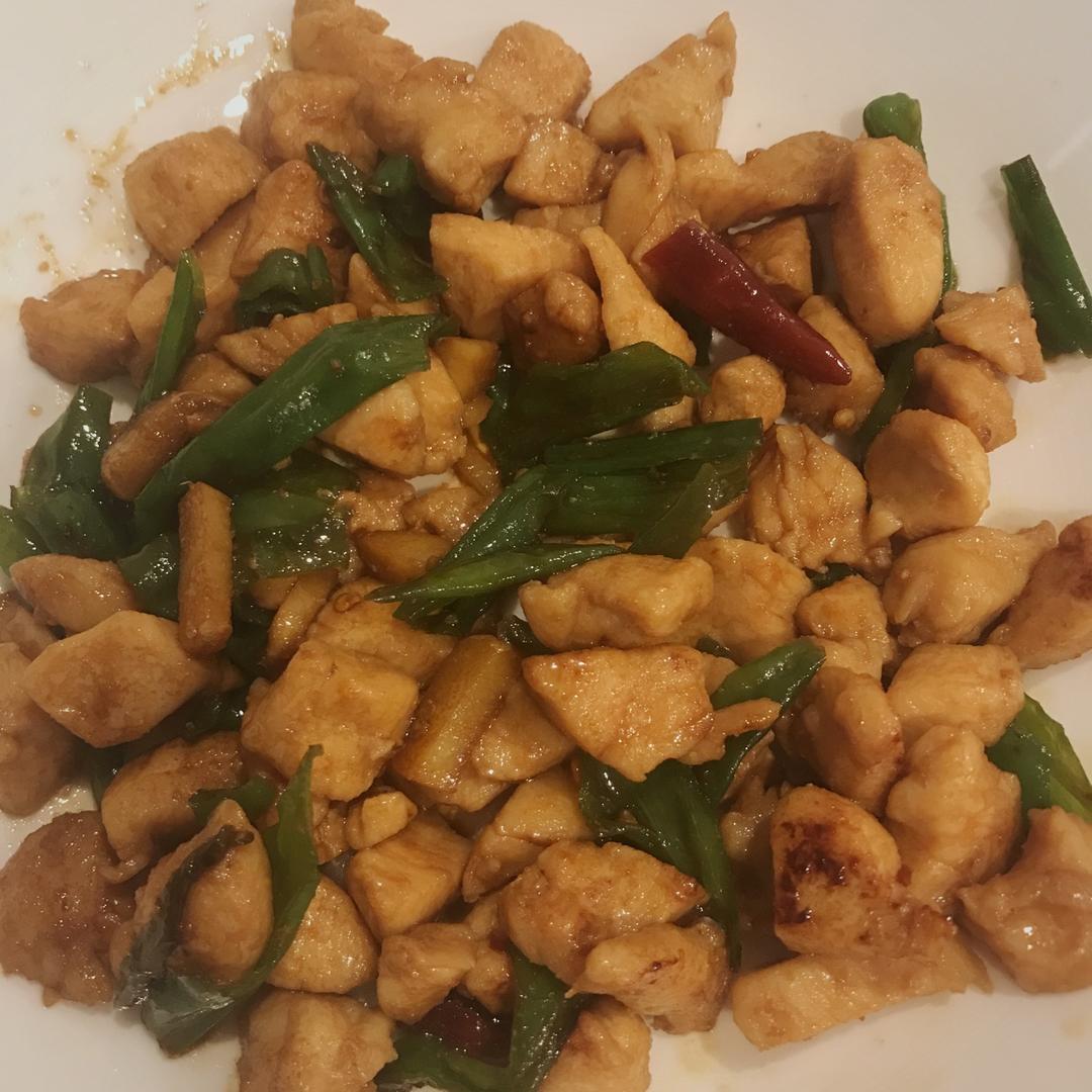 蚝油姜丝炒鸡肉