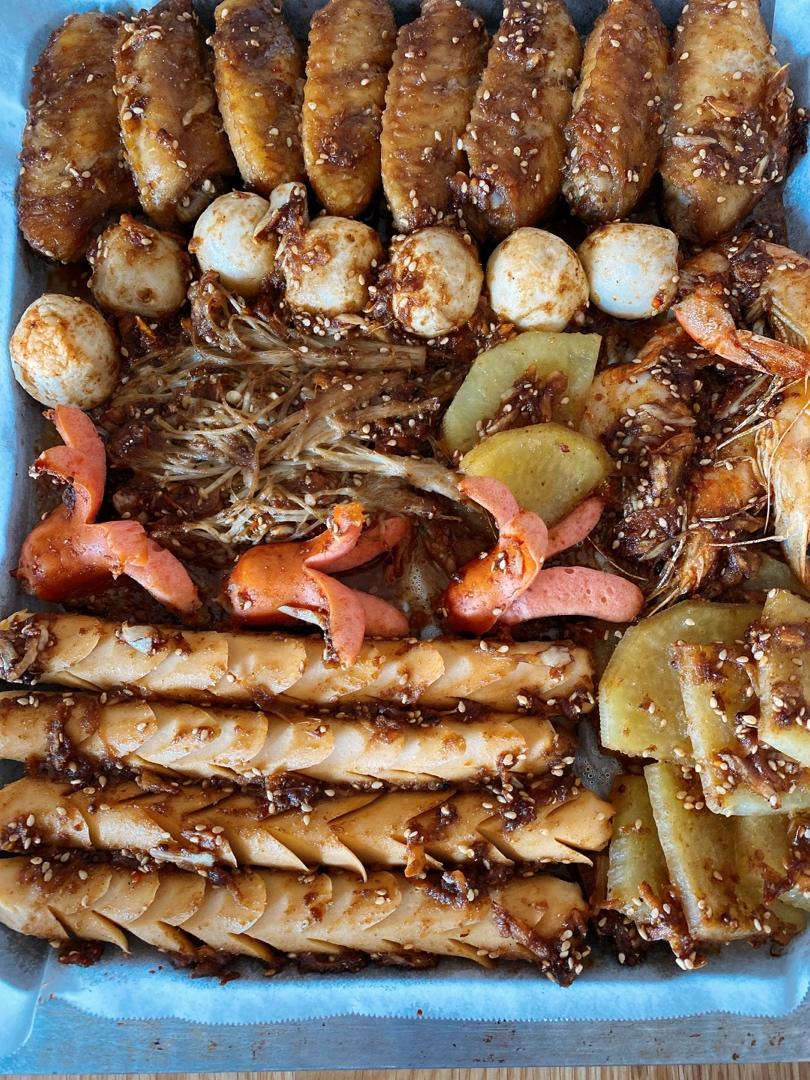 自制烧烤🍢（烤箱版）