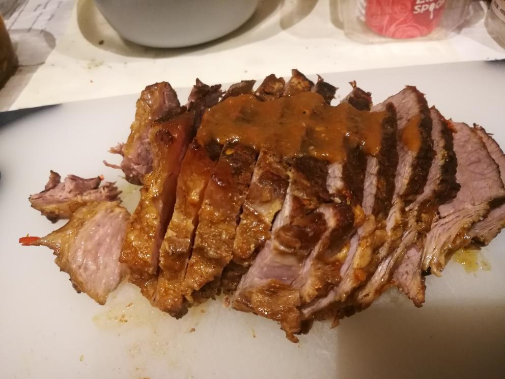 香烤牛胸肉的做法
