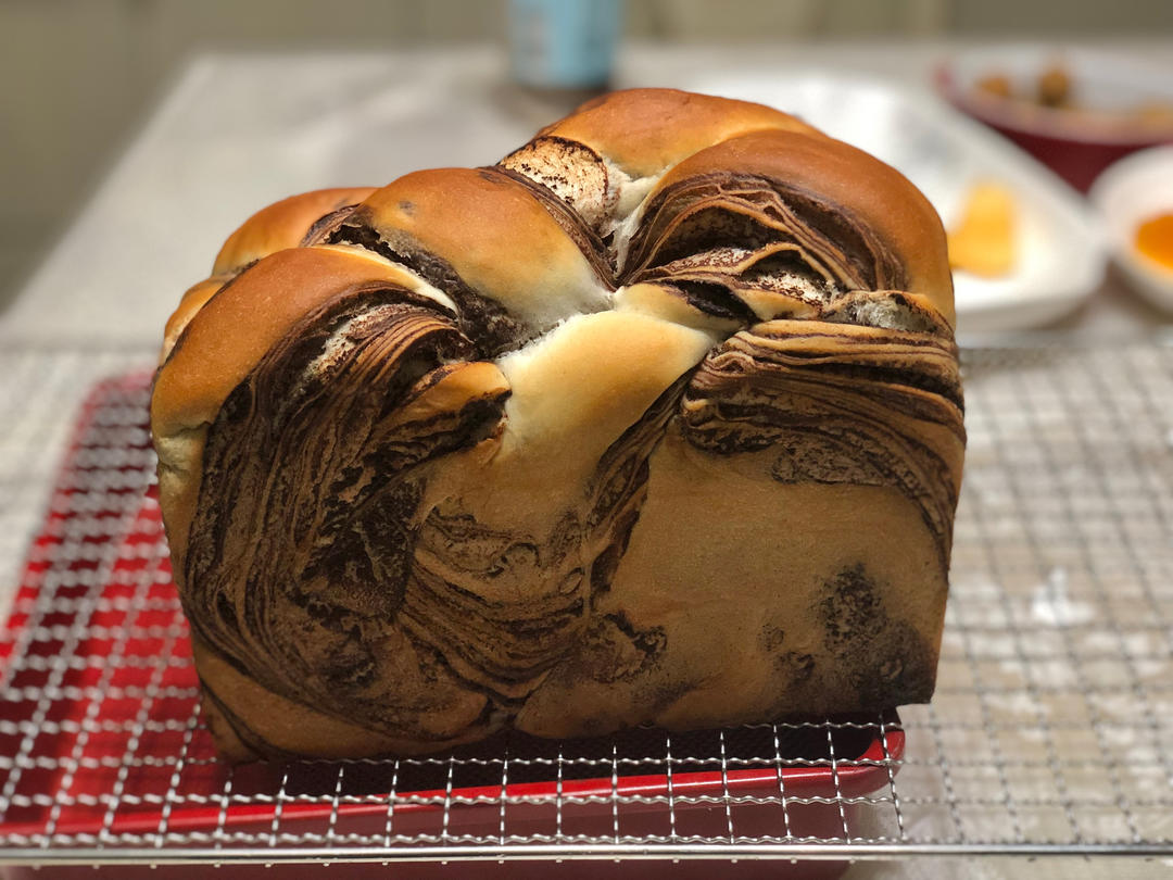 巧克力大理石吐司