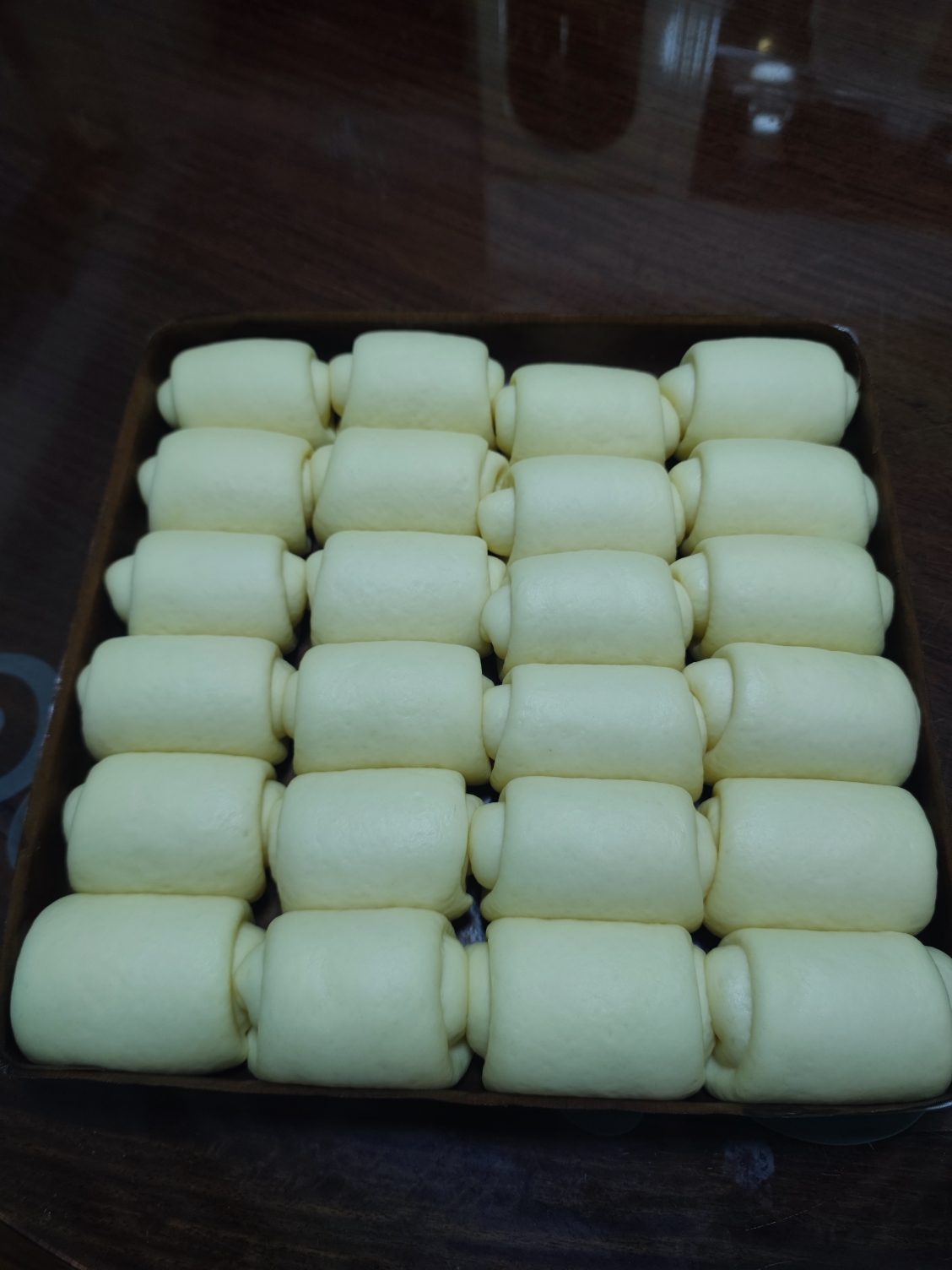 淡奶油小方包                          （快手一次发酵）的做法 步骤13