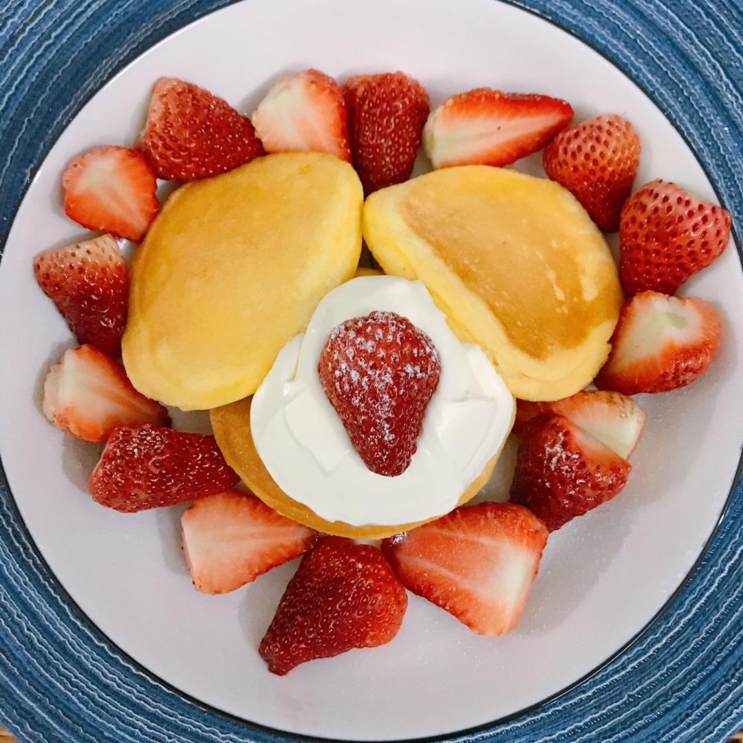 原味无油日式舒芙蕾厚松饼