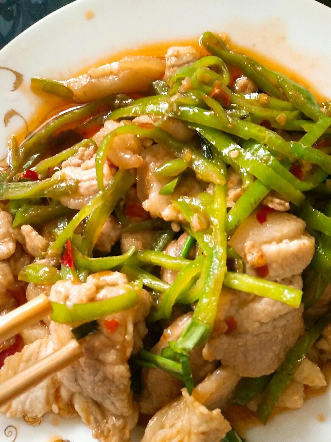 青椒肉片