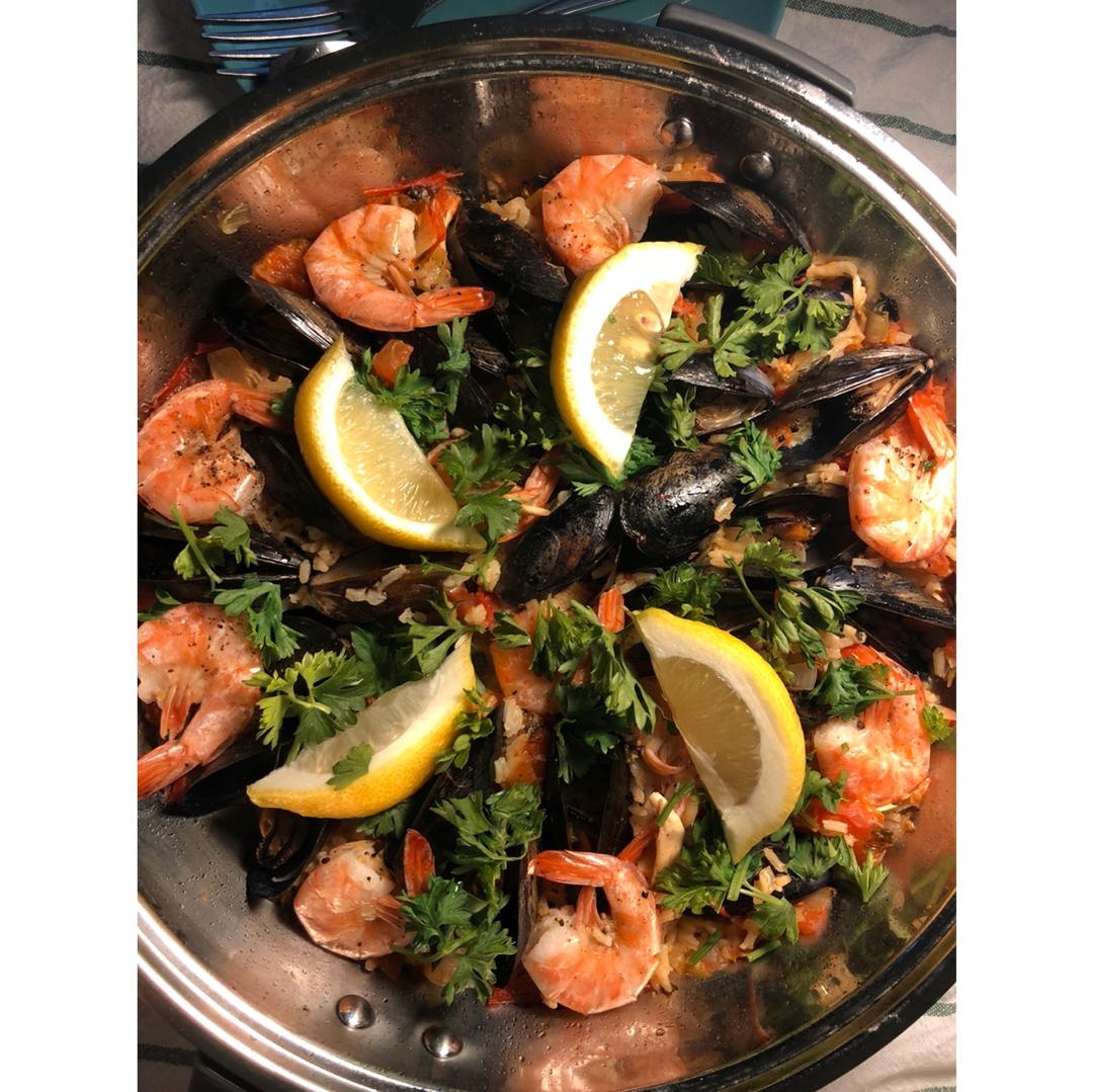 【曼食慢语】Seafood Paella 西班牙海鲜饭