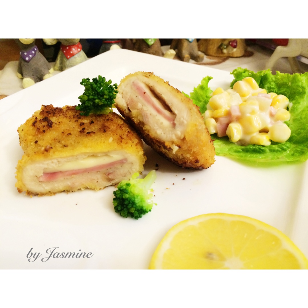 法式蓝带起司鸡胸