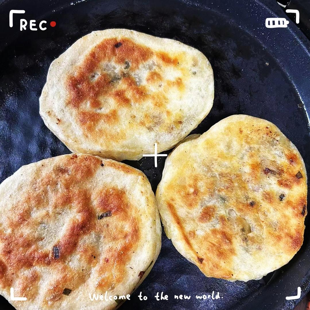 不用揉面的发面韭菜饼