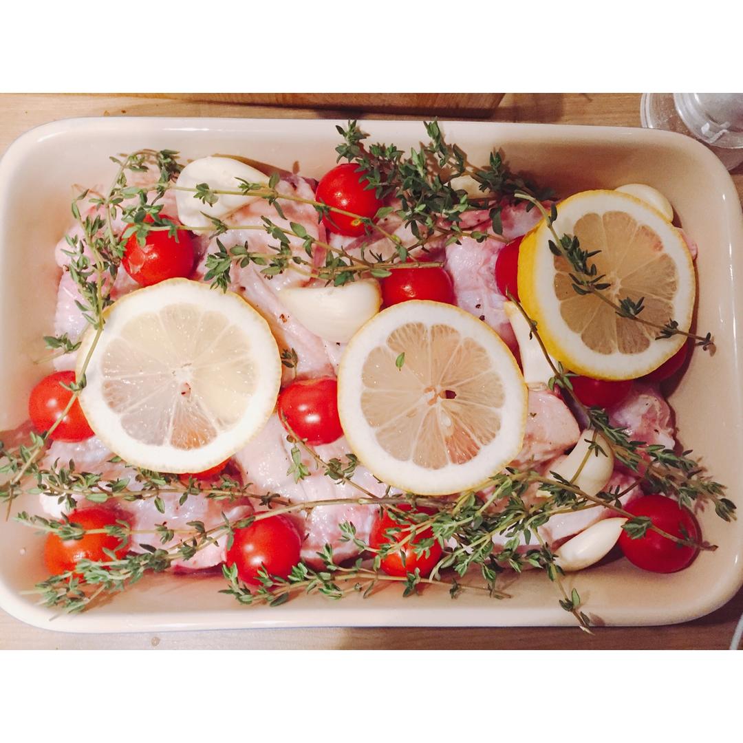 超详细 入味马杀鸡迷迭香烤鸡腿（翅）宴客必备