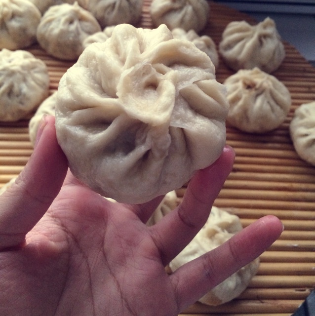 家庭手工肉馅大包子