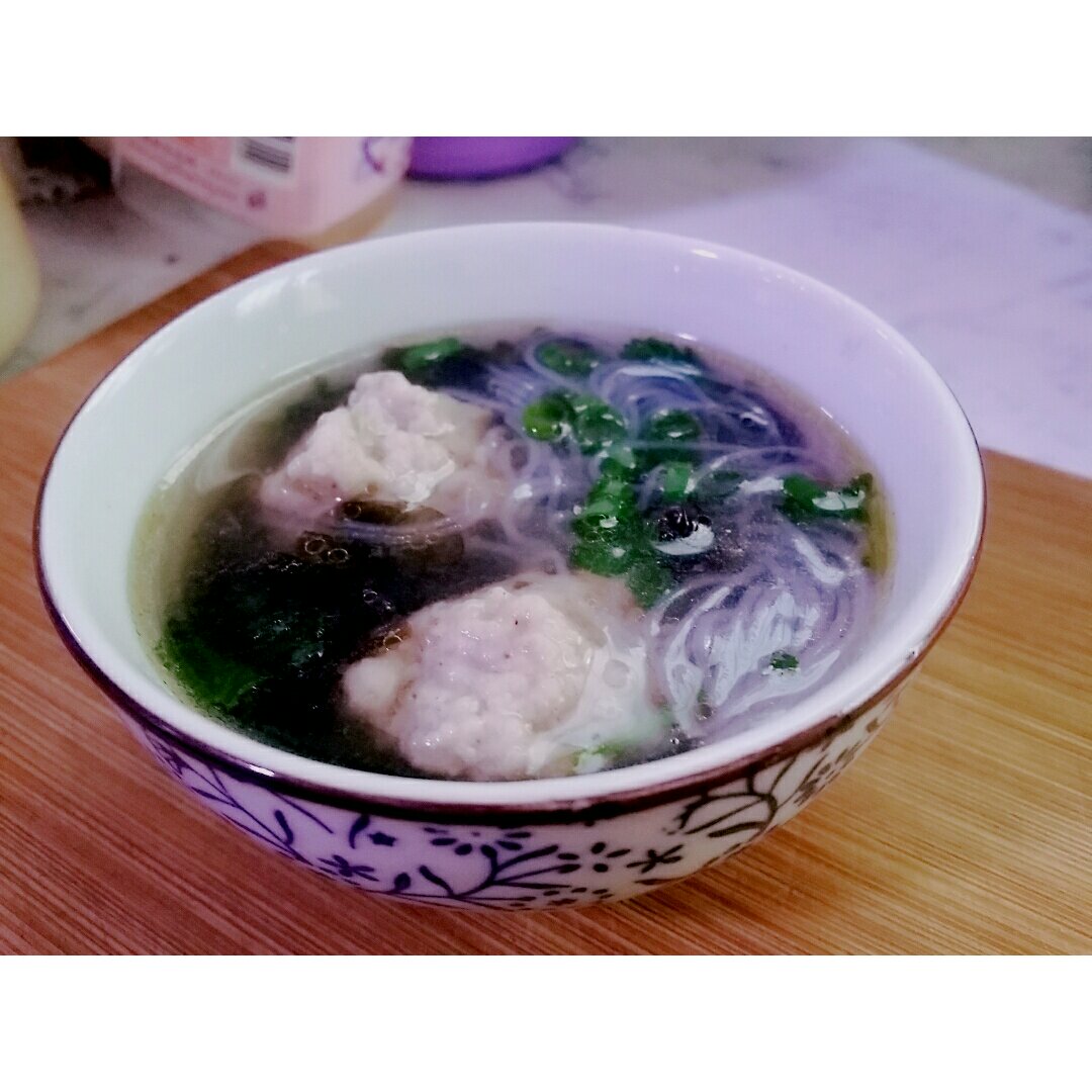 手工肉丸汤