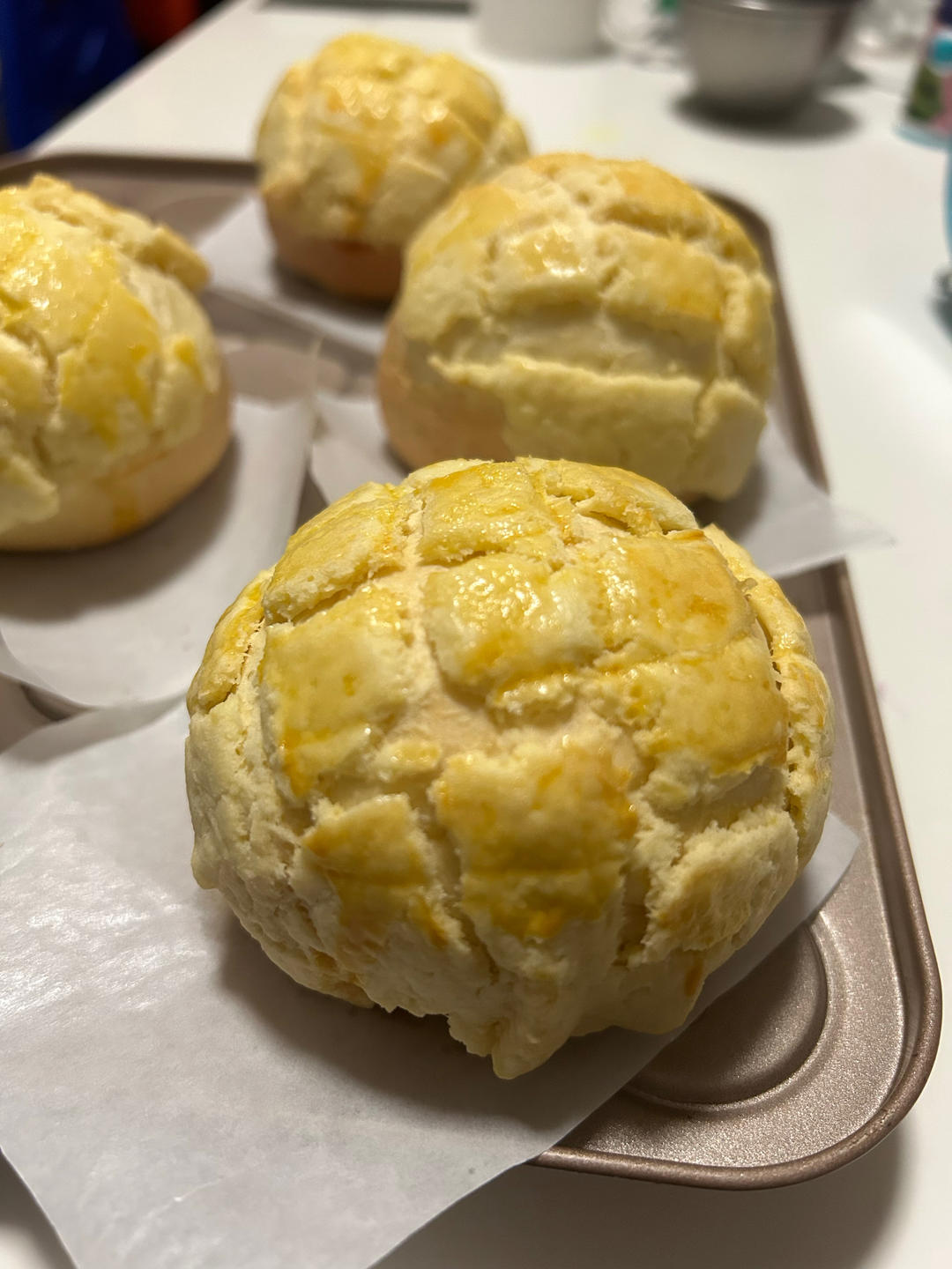 菠萝包-拒绝店里那些甜到吃不出香味的菠萝包