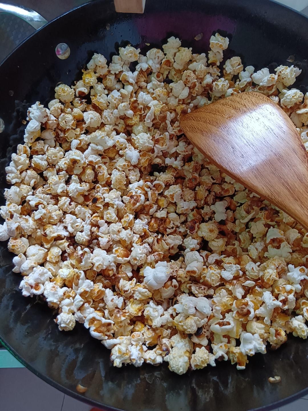 一招搞定小朋友的黄油焦糖爆米花，简单又好吃