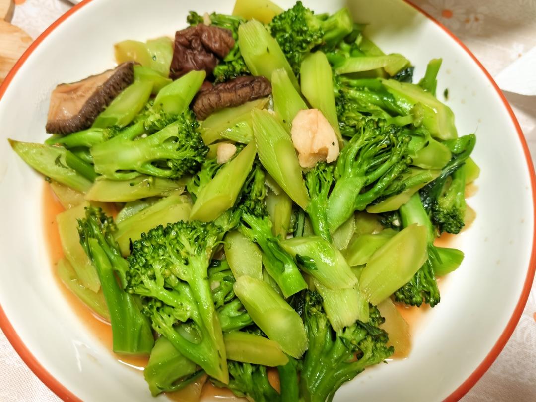 炒西兰苔，可炒一切绿色蔬菜配方