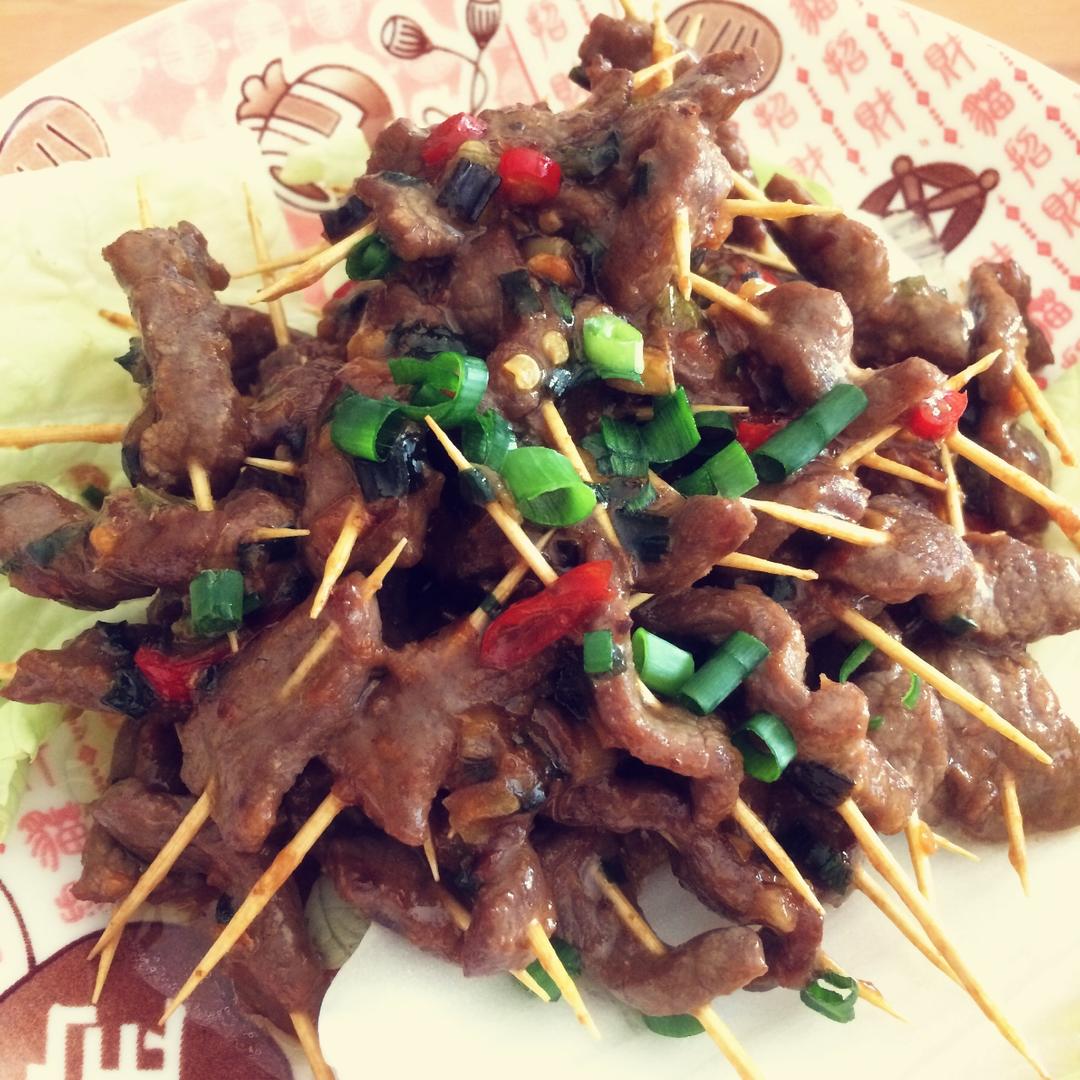 牙签牛肉 道地湖南味