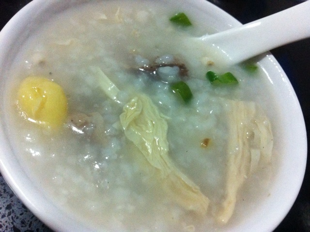 白果腐竹粥