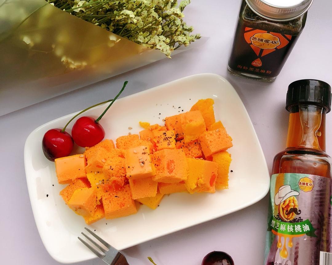 辅食胡萝卜蒸糕