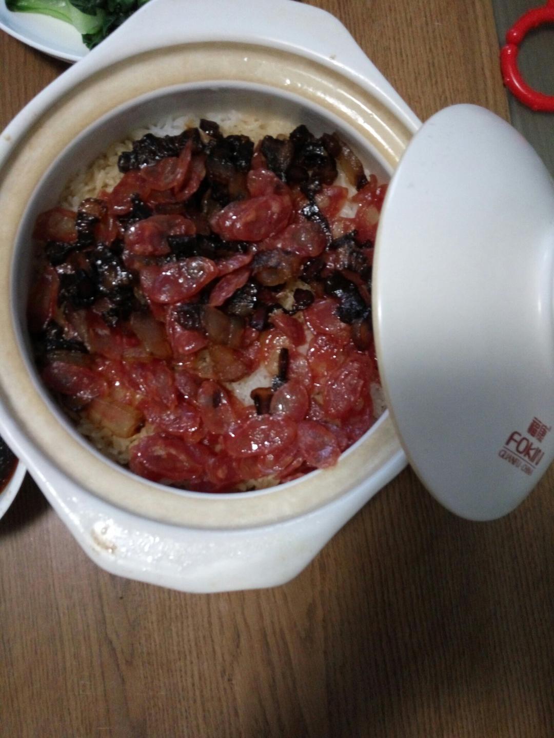 广式腊味褒仔饭