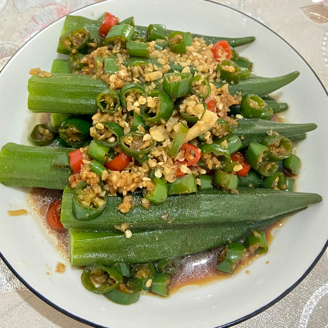 ‼️从此爱上秋葵‼️
白灼秋葵