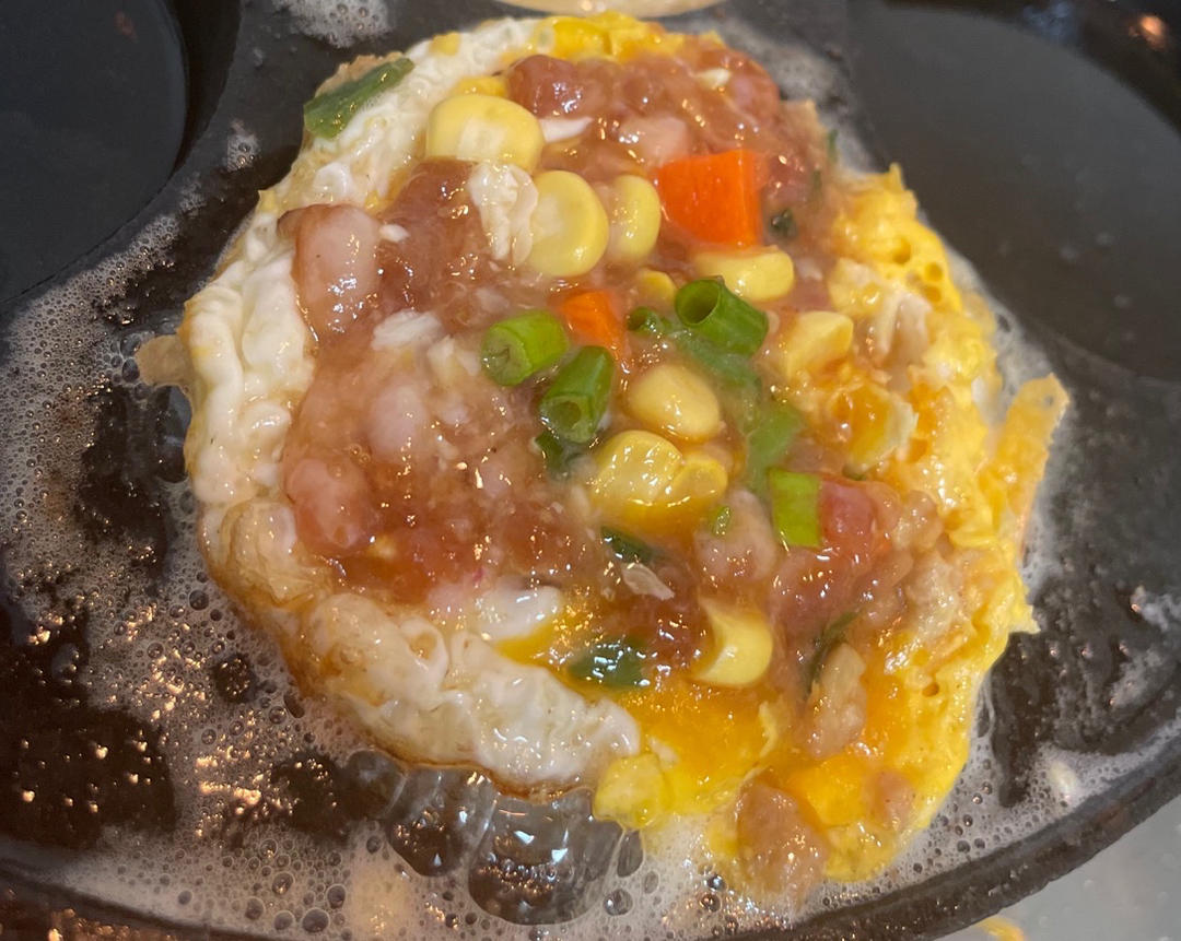早餐霸王~沉甸甸鸡蛋汉堡
