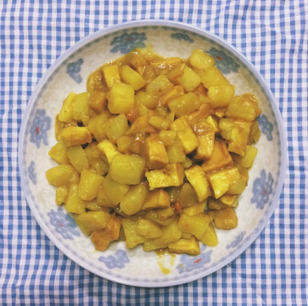 咖喱土豆鸡块