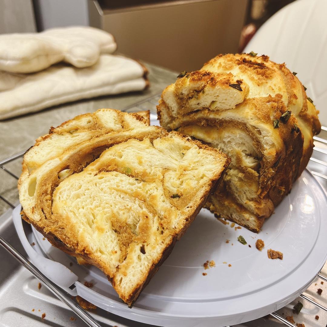 经典肉松吐司的做法