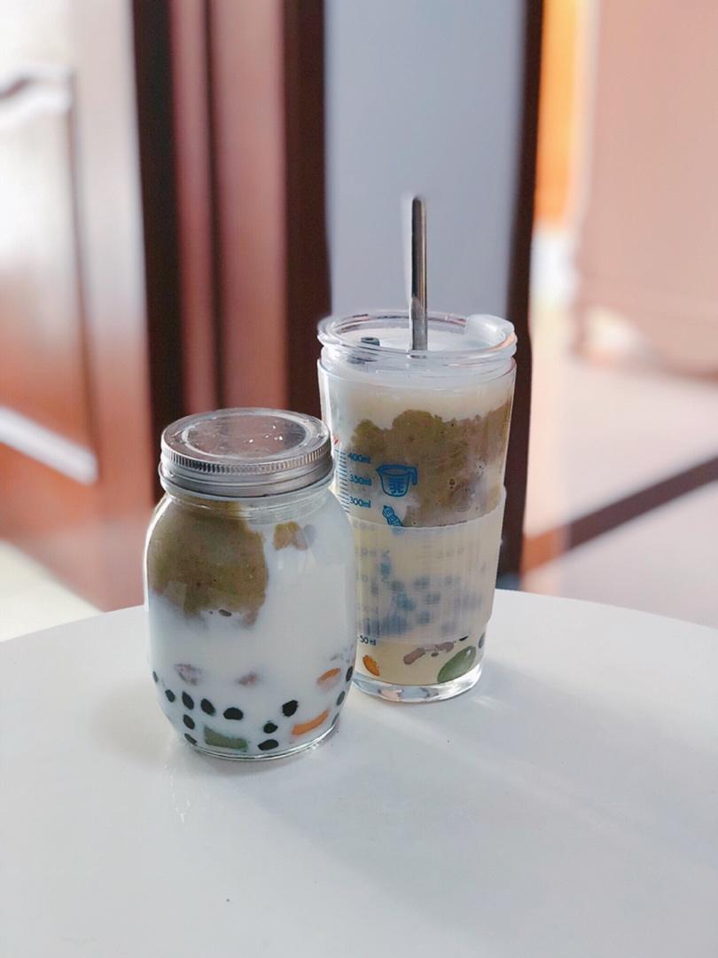 珍珠绿豆沙鲜奶-挑战台湾第一好喝