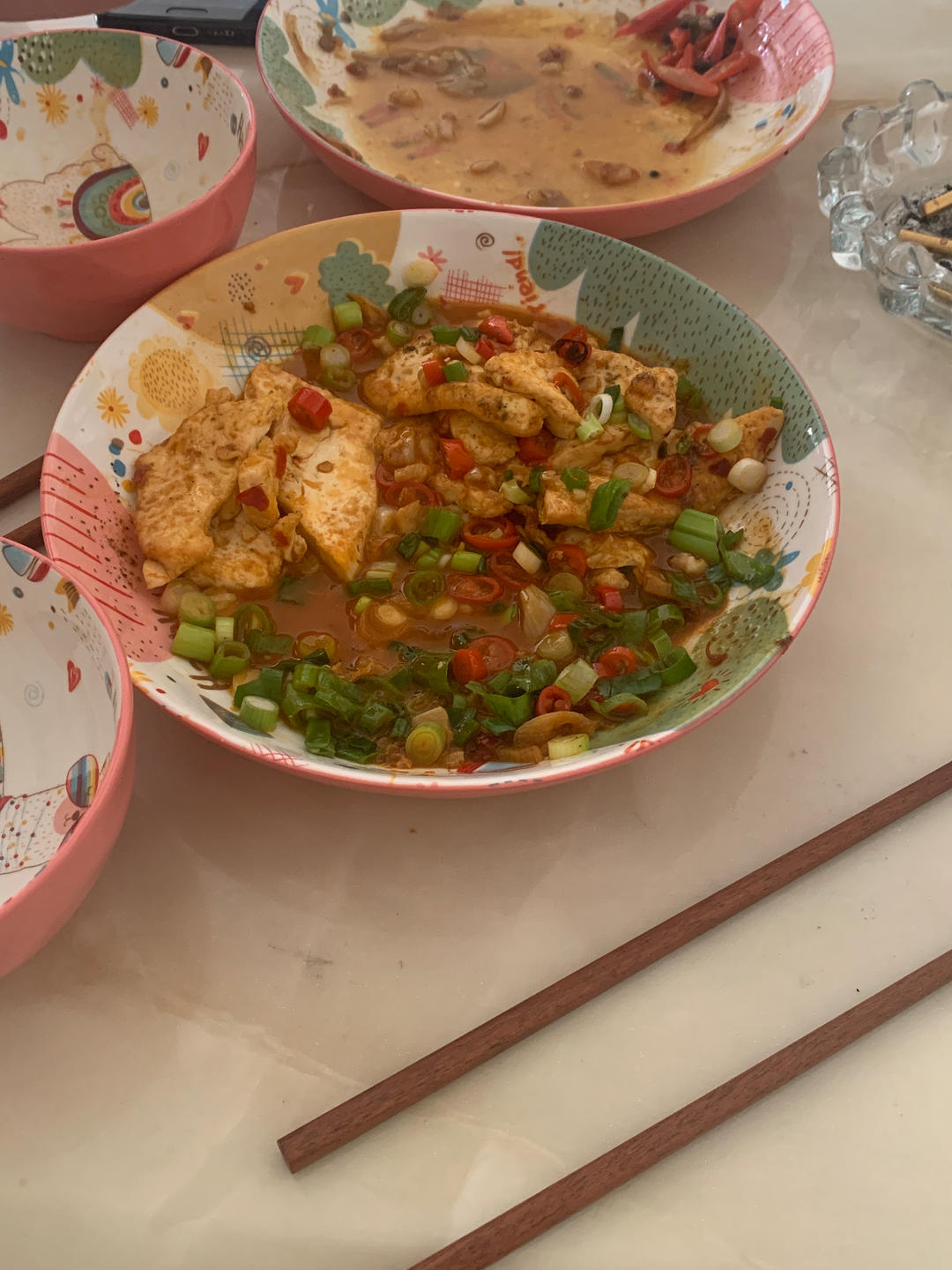 焖煎豆腐