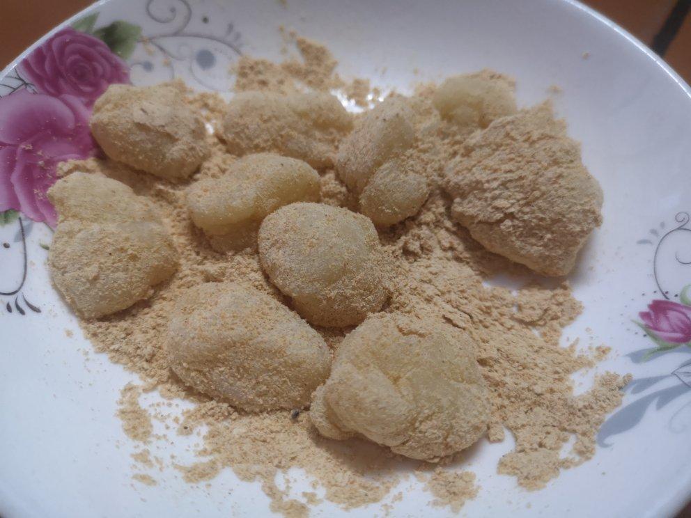 糍粑，糯米糍，黄豆粉粘糯米球【附上黄豆粉的做法】