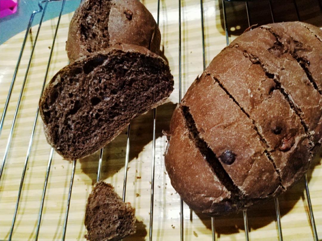 全麦巧克力豆软欧