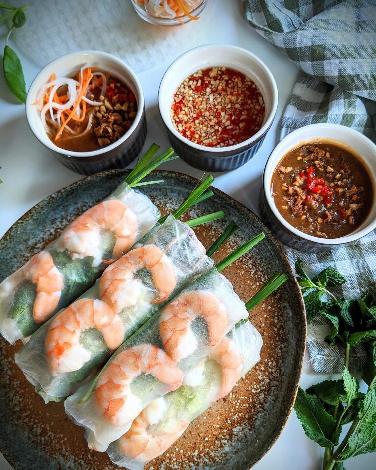 越南春卷配蘸酱Gỏi Cuốn「蘸料｜蘸酱｜酱汁」
