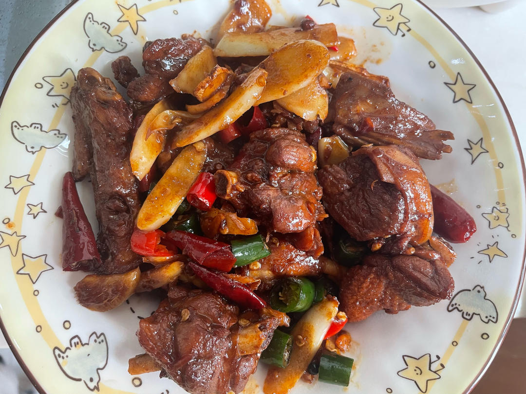 姜爆鸭子（子姜炒鸭子）