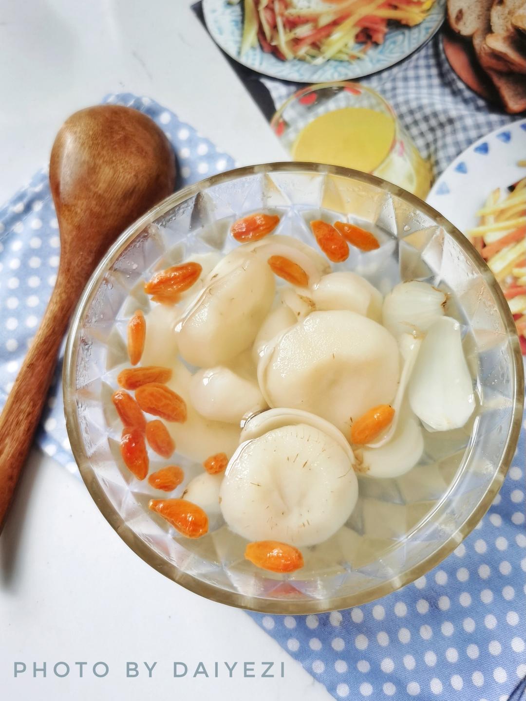 马蹄百合鹌鹑蛋甜汤