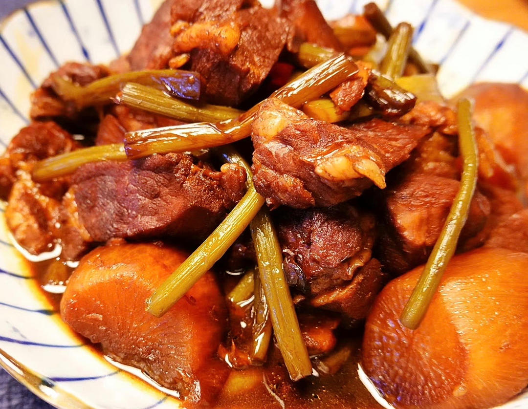 冬季家常美食|萝卜烧肉🔥