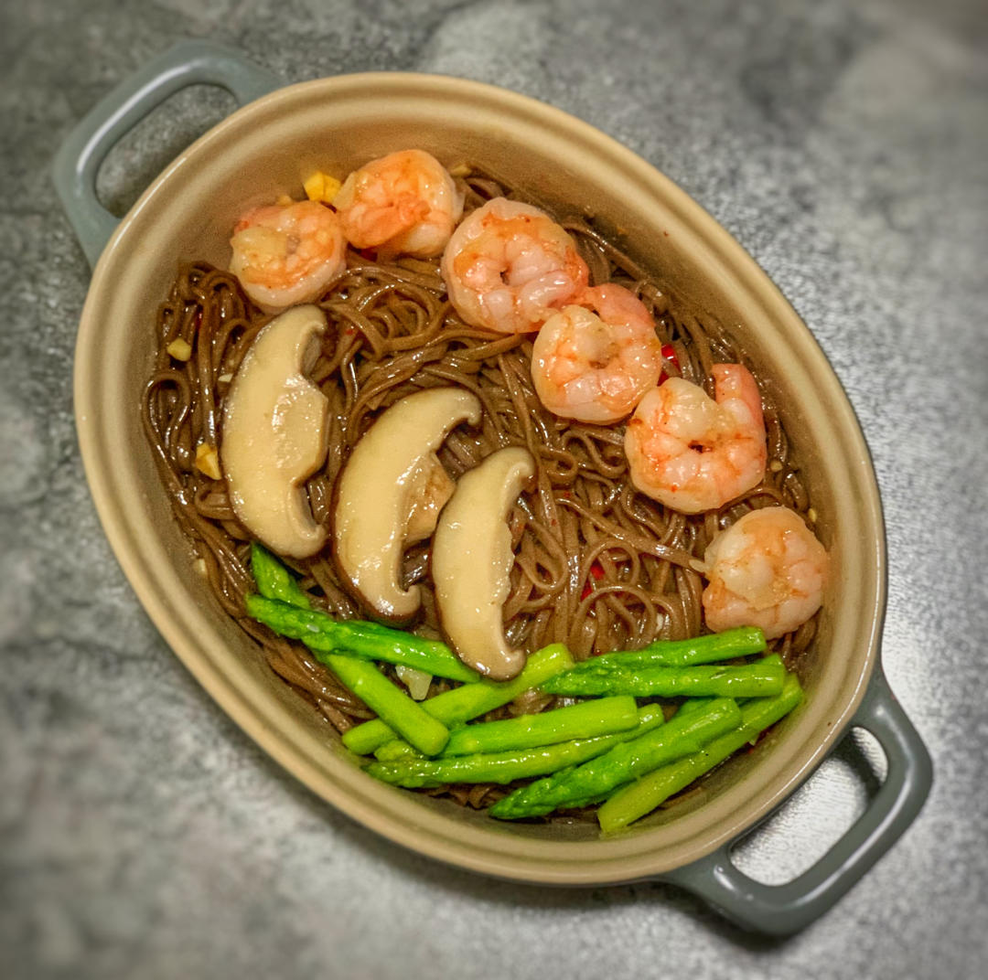 芦笋炒虾仁