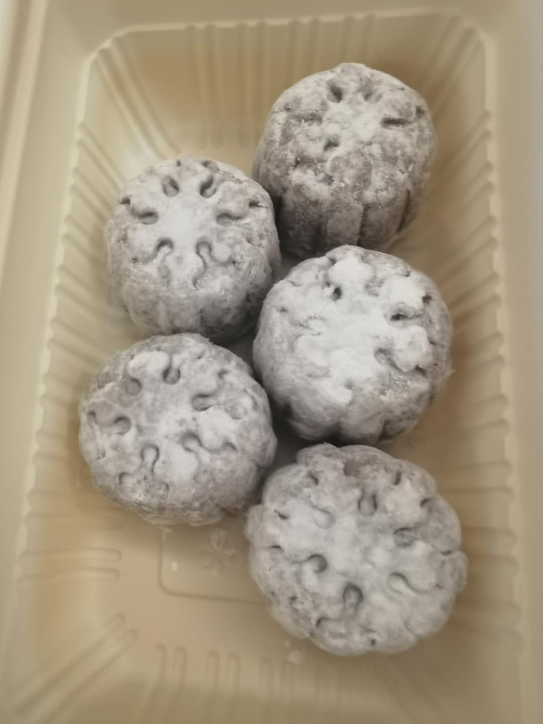 黑芝麻核桃冰皮月饼，高颜值不撞款