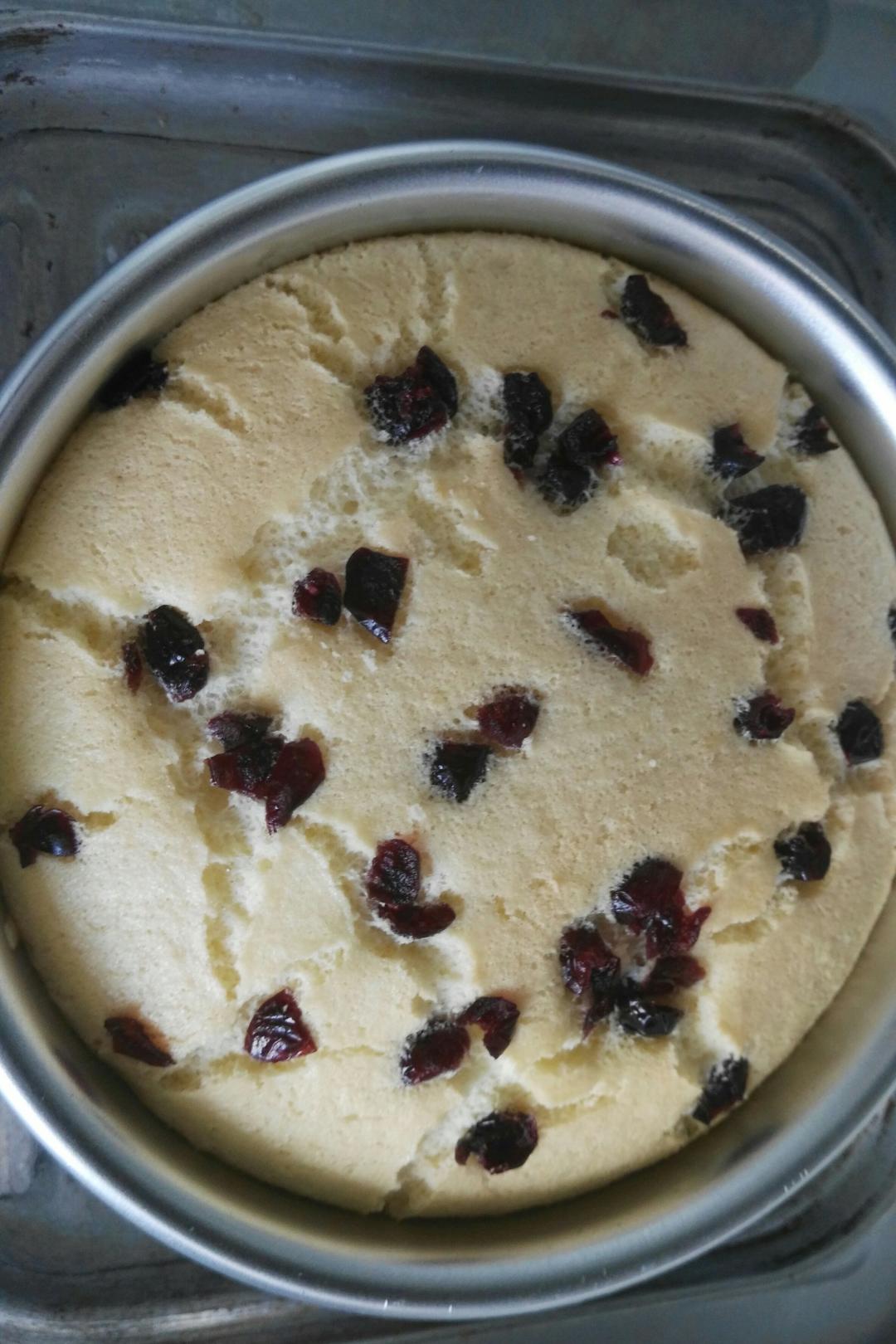 6寸原味戚风蛋糕