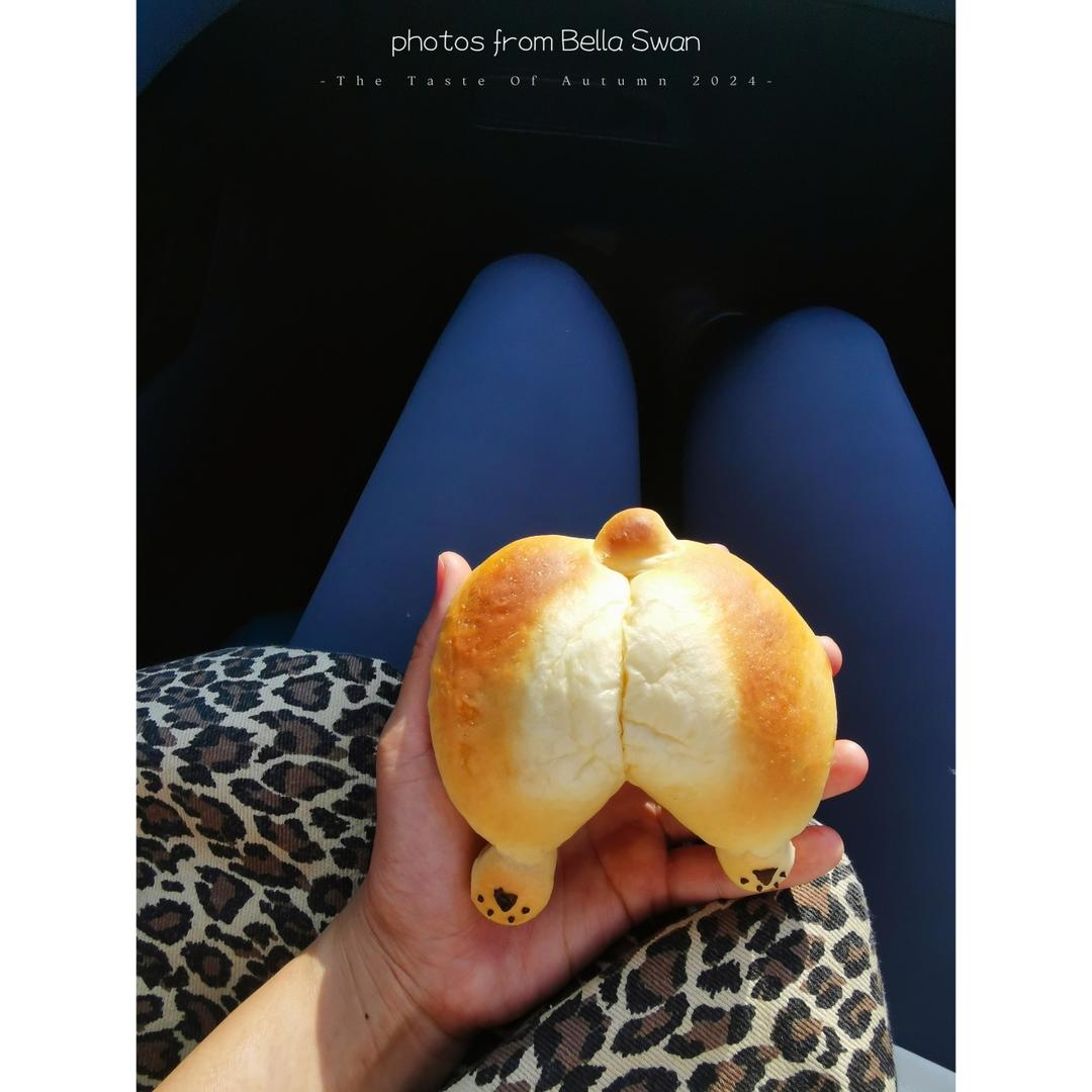 柯基屁股牛奶面包