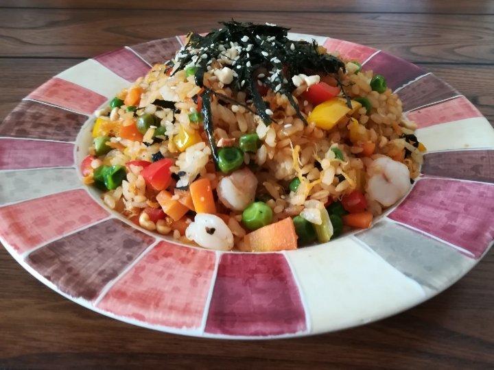 【安佳】黄油肉松海苔炒饭