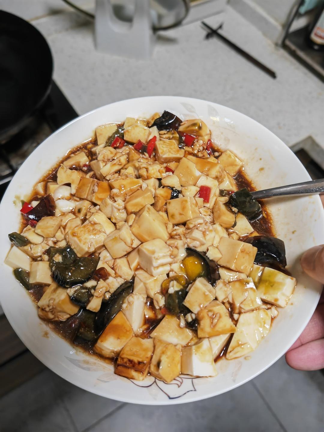 凉拌内脂豆腐